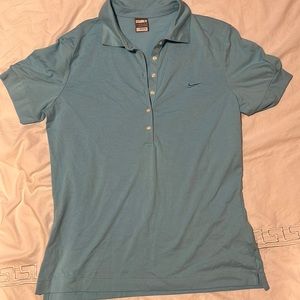 NikeFit Women’s light blue Polo Shirt